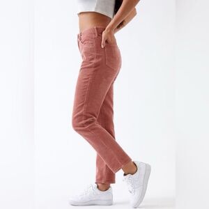 AE Mom Jean Straight leg Size 8 Maroon 90s